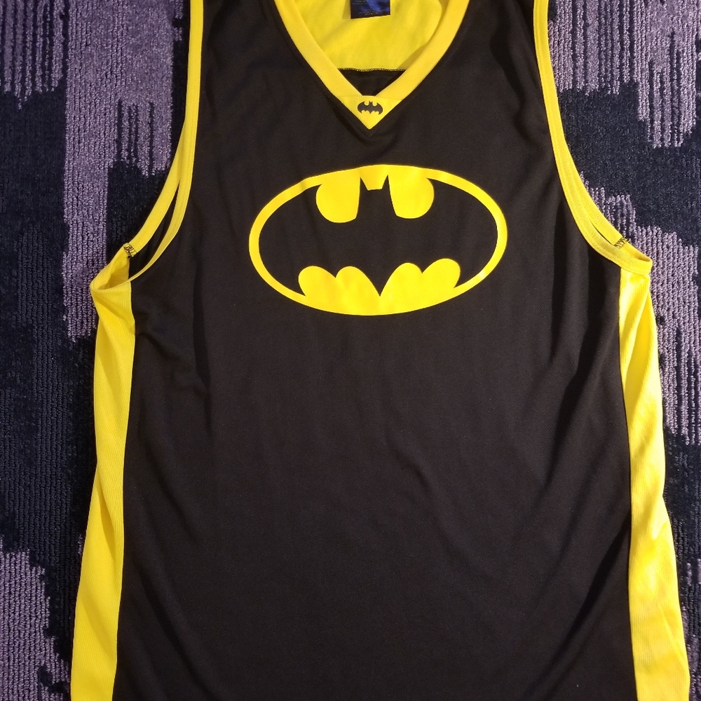 Official DC Comics BatMan basketball jersey